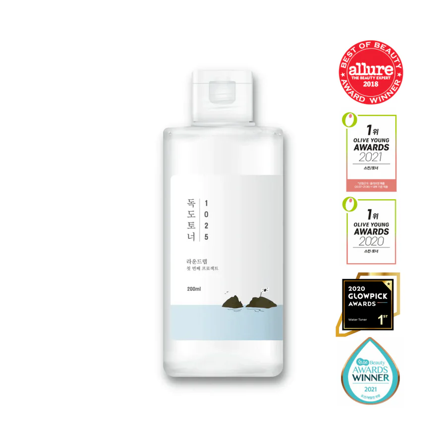 skincare for sensitive skin - ROUND LAB 1025 Dokdo toner