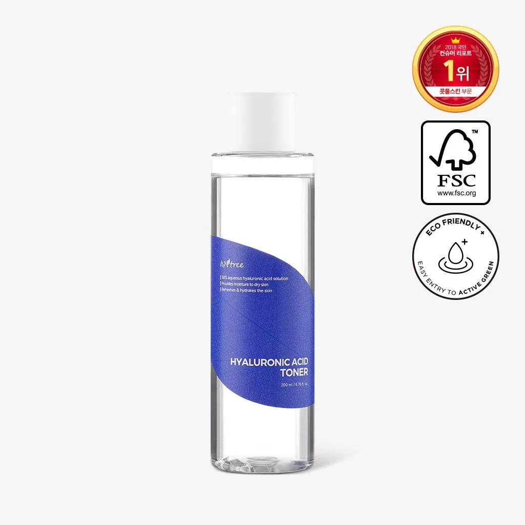 skincare for sensitive skin - ISNTree ultra-low molecular hyaluronic toner