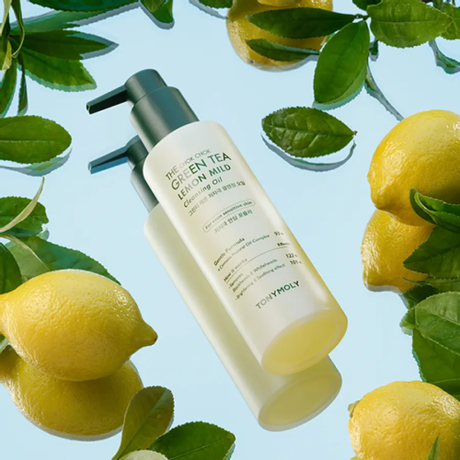 skincare for sensitive skin - TONYMOLY chok chok green tea mild cleansing oil