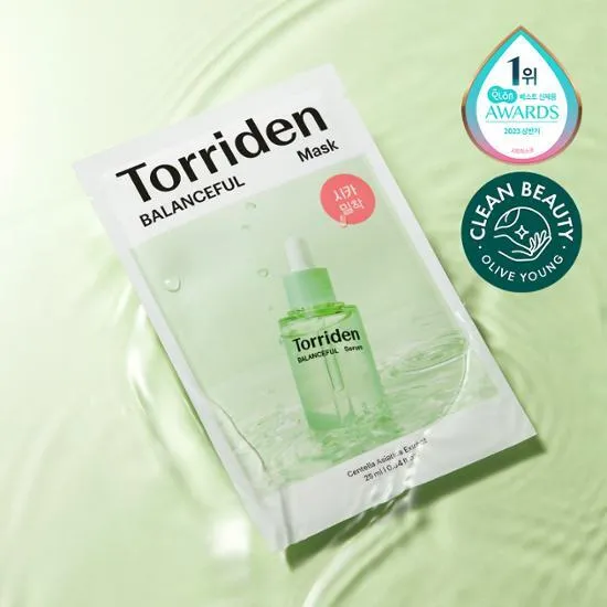 skincare for sensitive skin - Torriden BALANCEFUL mask