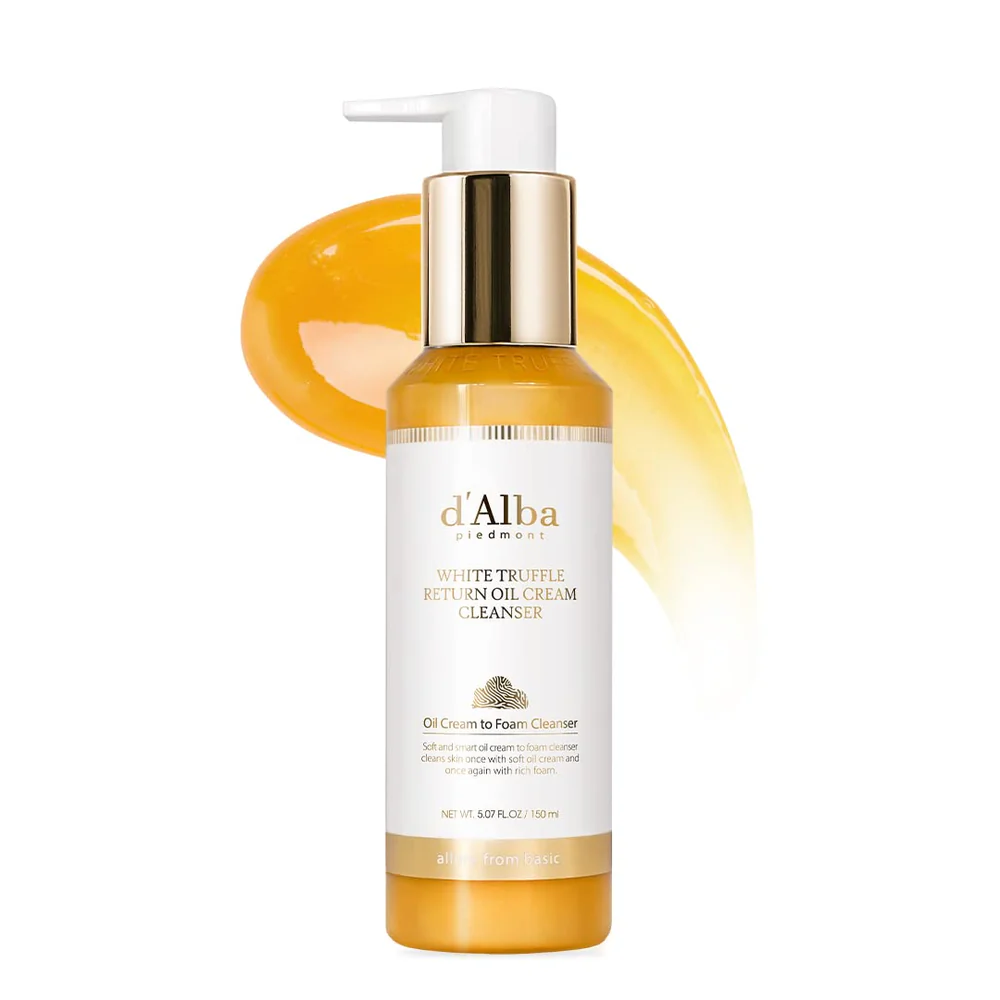 skincare for sensitive skin - d'Alba Piedmont white truffle return oil cream cleanser