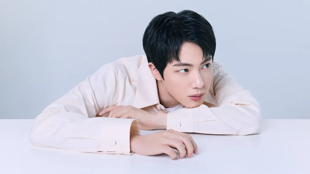 BTS Jin poses as first global male ambassador for Laneige, a Korean skincare brand.