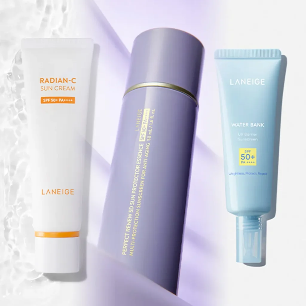 Laneige sunscreen options