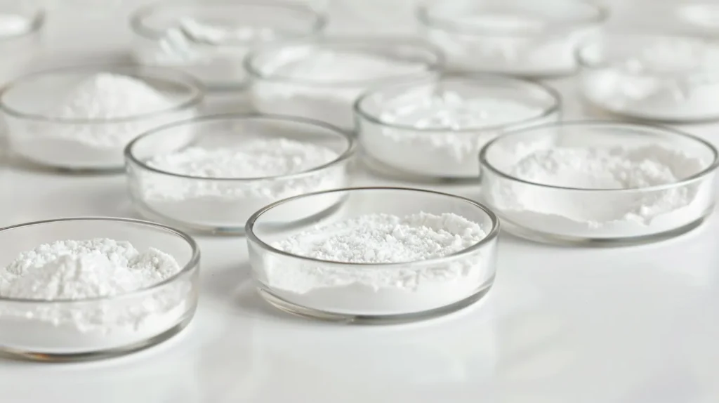 Depiction of bamboo extract silica in powder form
